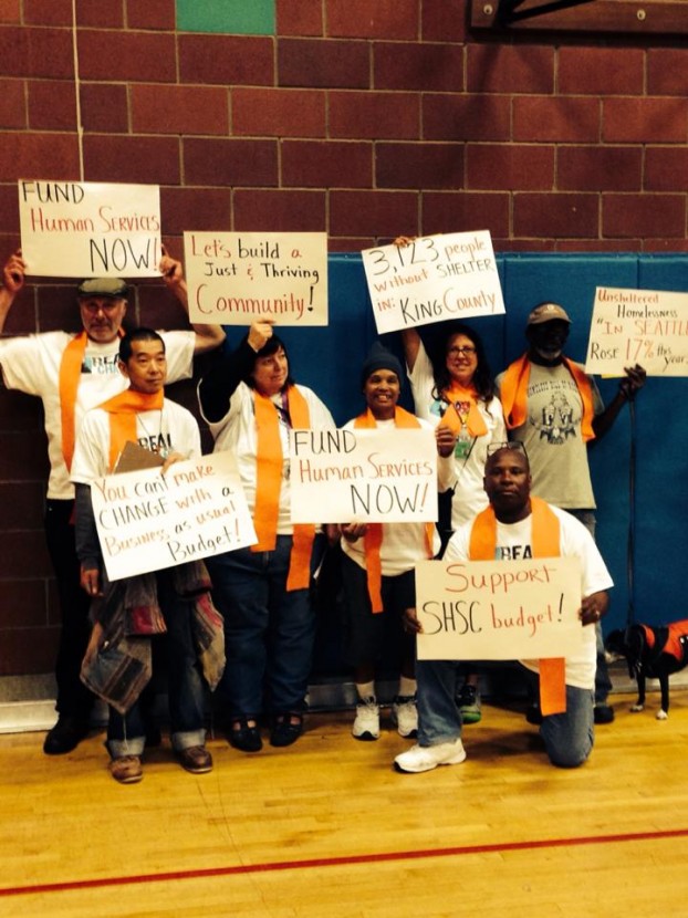 Sharon Jones and group at city council hearing