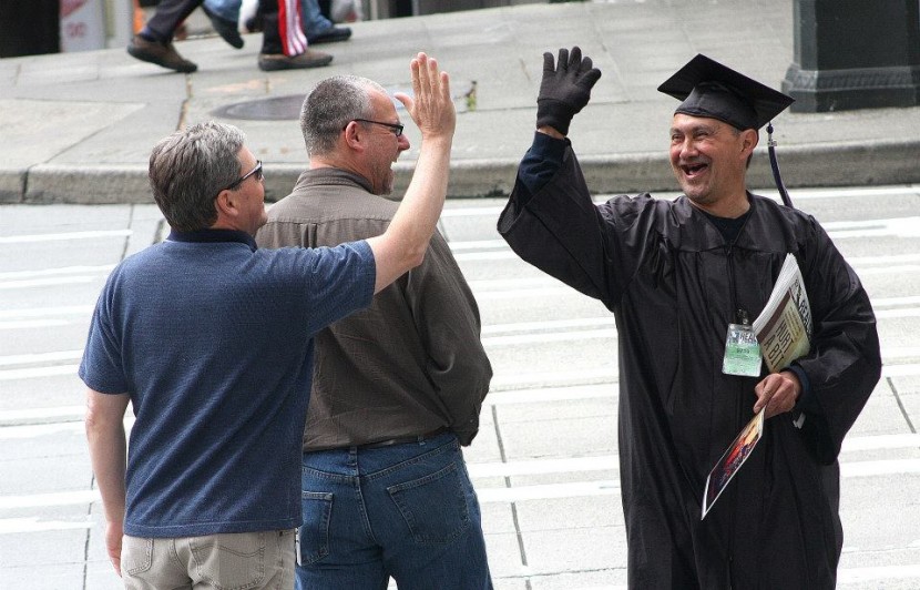 Willie Jones cap and gown