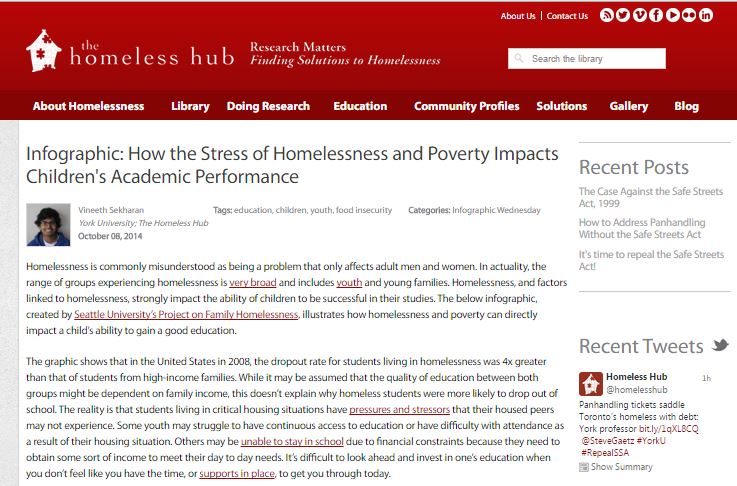 Homeless Hub screenshot