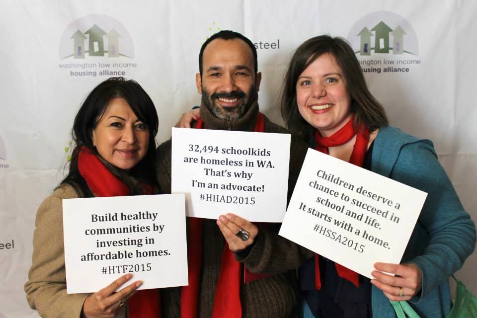Advocates from across the state joined HHAD in person and in spirit. Many of them shared their messages at our photo booths in Olympia and at Seattle University!
