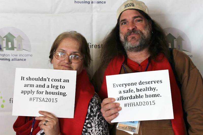 Jon and Kelly from Yakima are graduates of the Washington Low Income Housing Alliance's Emerging Advocates Program.