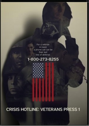 : The text on this image says “For a veteran in need, a phone call can be their last line of defense.” From my experiences as crisis responder for a Seattle-area crisis line, I know how true this is. And not just for veterans—for anyone in the grips of a suicidal crisis. Image from Wikipedia.