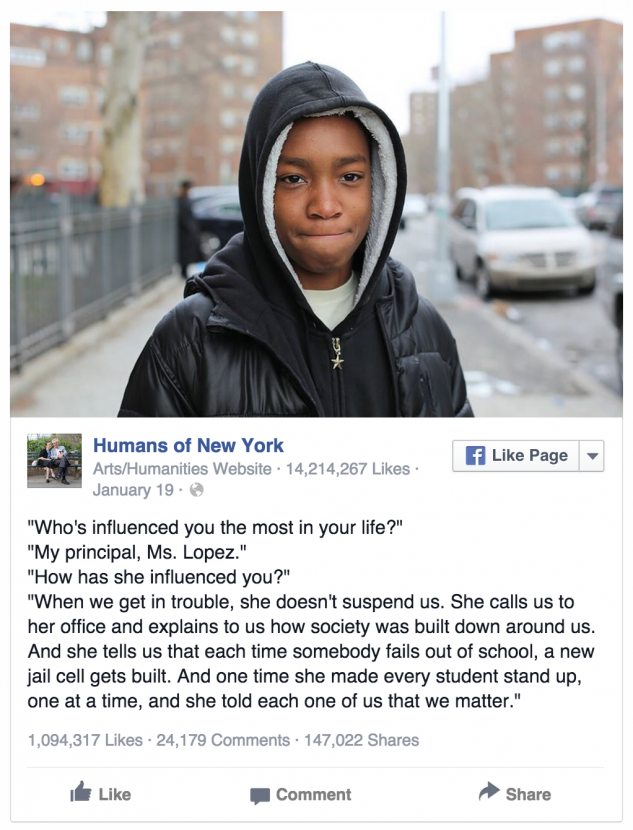 HONY facebook