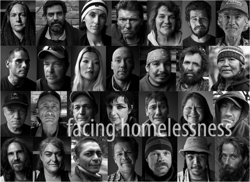 It is hard to deny someone’s humanity when you take the time to look them in the eyes. Photos of faces can be an important component of advocacy storytelling. Image from Homeless in Seattle. 