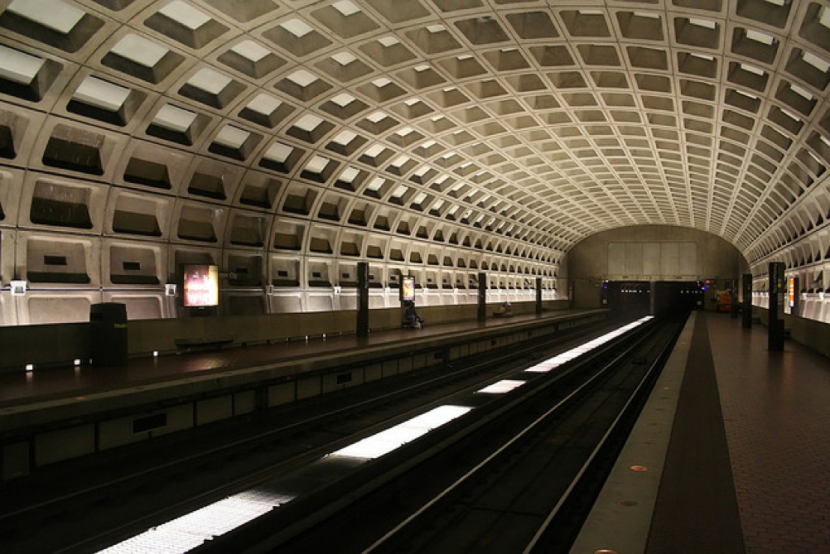 The Pentagon City metro station, where I cried over the injustices I witnessed every day; where people from all walks of life waited impatiently for a ride home, un-fazed by the fact that the man begging outside the pay station had no home at all. Photo by Ian Mackenzie, Flickr.