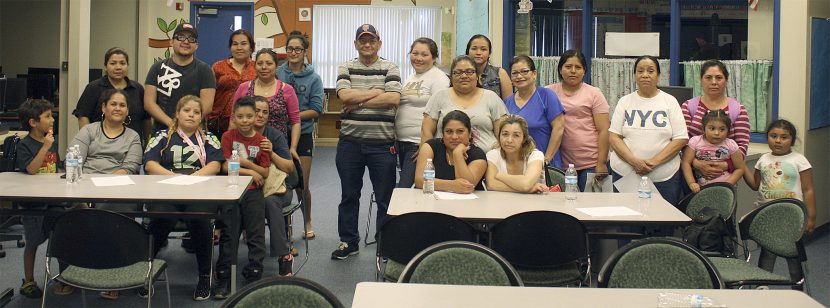 Residents of Highland Village Apartments organized to save their affordable homes. Photo by Ryan Murray for Bellevue Reporter.